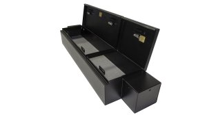 Ram 1500 Underseat Lockbox - Rear - Tuffy Products - Standard Key - Black - `19-`24